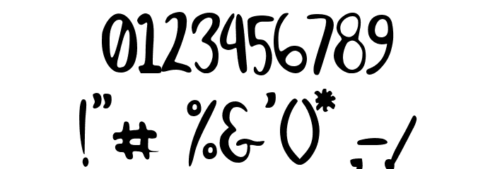 Plain Work Font OTHER CHARS