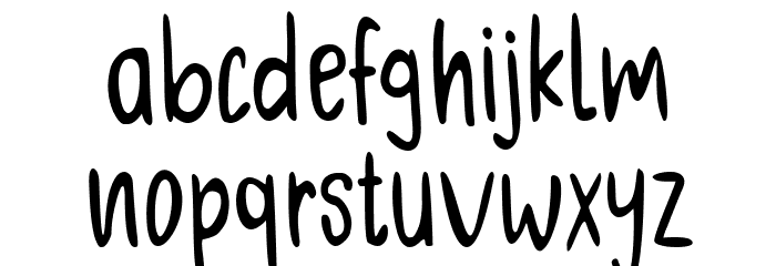 Plain Work Font LOWERCASE