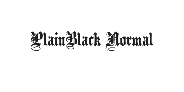PlainBlack Normal Logo