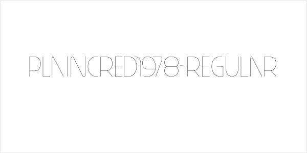 PlainCred1978-Regular Logo