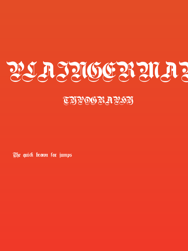 PlainGermanica Poster