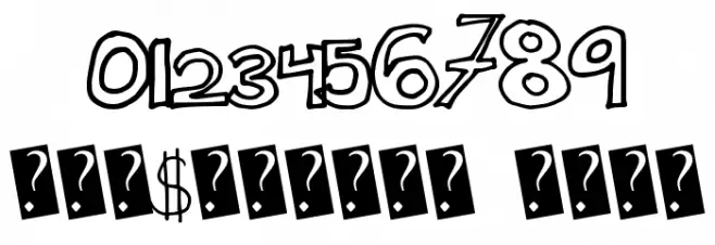 PlainHandline Font OTHER CHARS