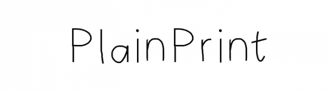 PlainPrint  Fuentes Gratis Descargar
