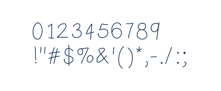 PlainPrint Other Characters