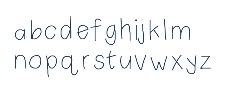 PlainPrint Lowercase