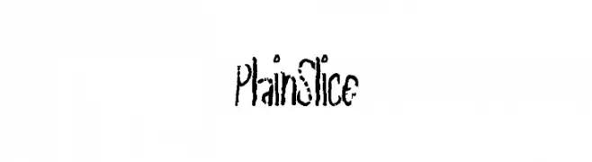 PlainSlice  免费字体下载