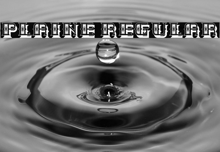 Plaine Regular Example 3