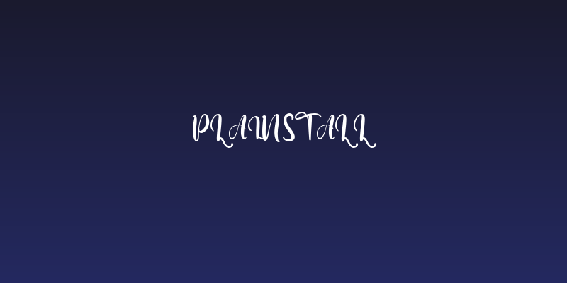 Plainstall Social Header