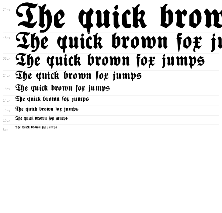 Plakat-Fraktur Black Waterfall