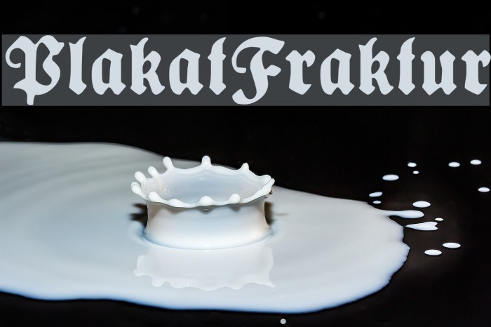 PlakatFraktur Font examples