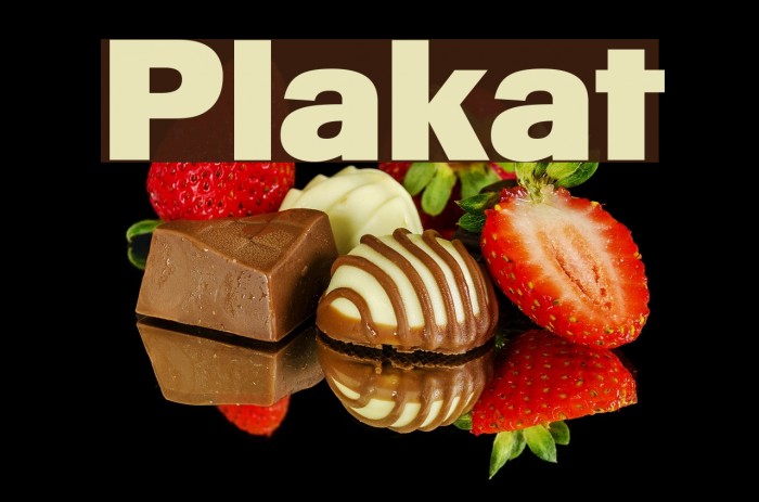 Plakat Font examples