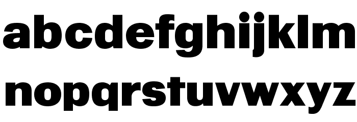 Plakat Font LOWERCASE
