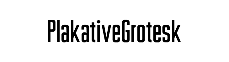Plakative Grotesk  Free Fonts Download