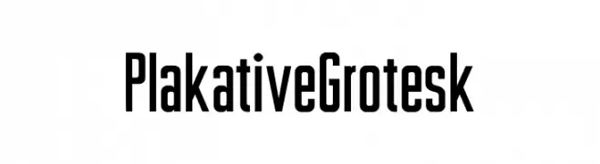 Plakative Grotesk  フリーフォントのダウンロード