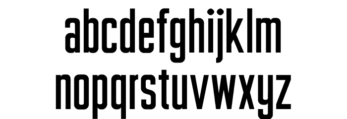 Plakative Grotesk Font LOWERCASE