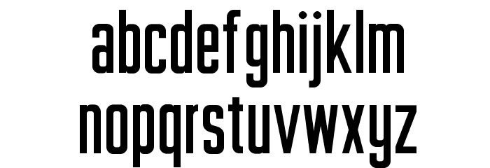 Plakative Grotesk Font LOWERCASE