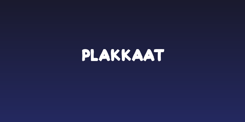 Plakkaat Social Header