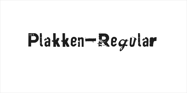 Plakken-Regular Logo