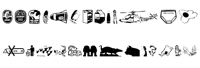 PlakkenWalls Font LOWERCASE