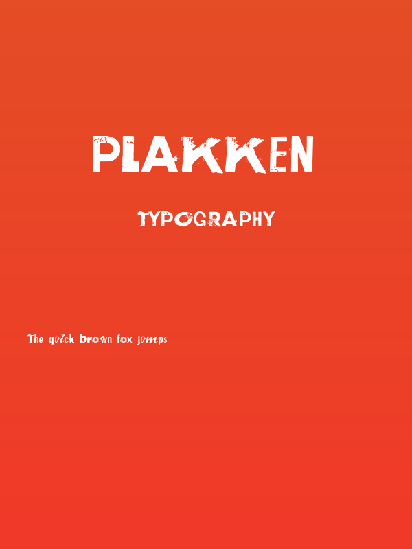 Plakken Poster