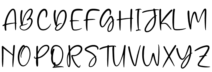 Plam Story Font UPPERCASE
