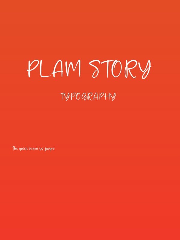 Plam Story Poster