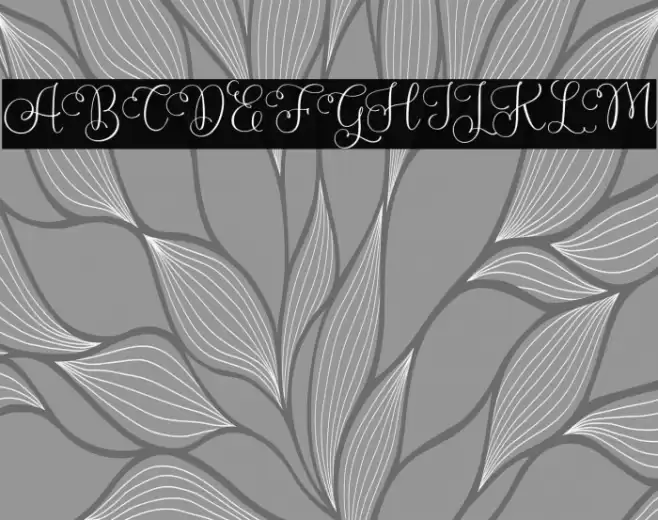 PlamiyaFREE Font examples