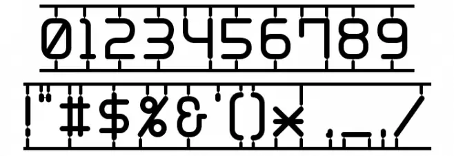 Plamo Font OTHER CHARS