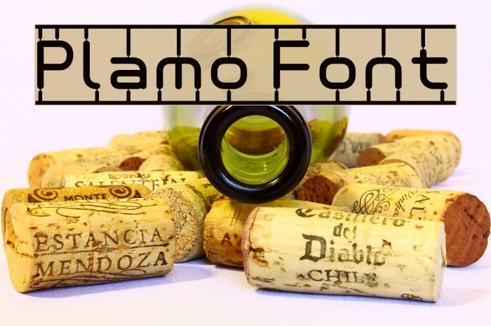 Plamo फ़ॉन्ट examples
