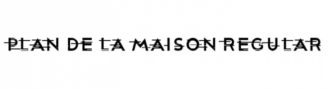 Plan De La Maison Regular  Fuentes Gratis Descargar