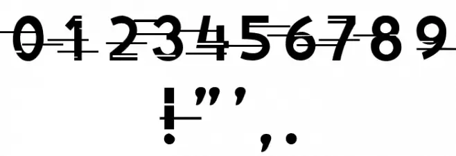 Plan De La Maison Regular Font OTHER CHARS