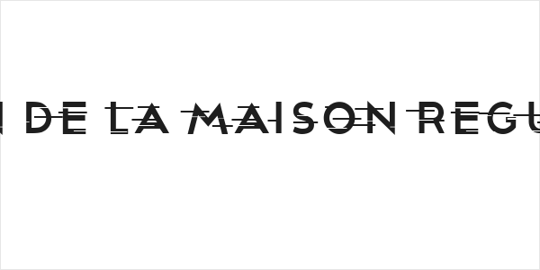 Plan De La Maison Regular Logo
