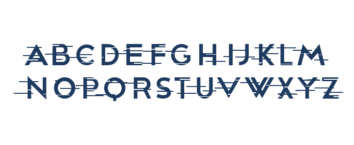 Plan De La Maison Regular Lowercase