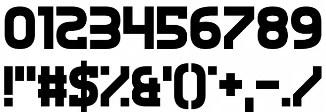 Plan G Font OTHER CHARS