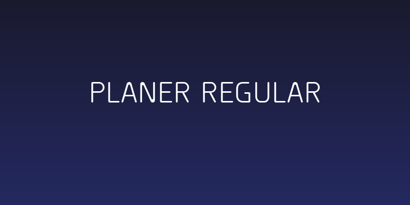 Planer Regular Social Header