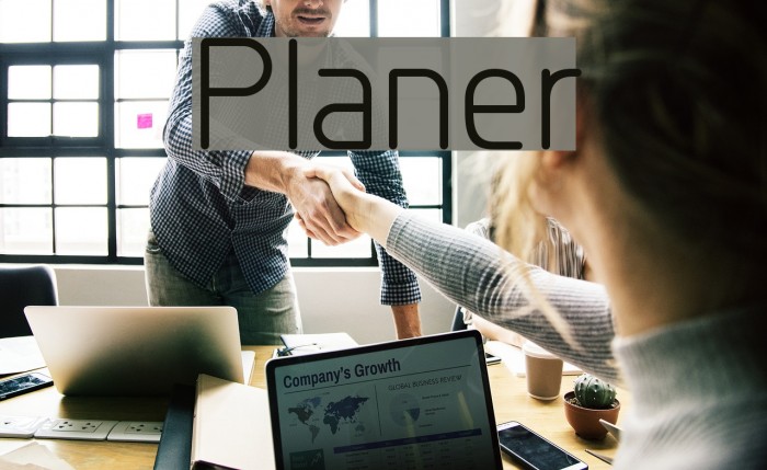 Planer Font examples