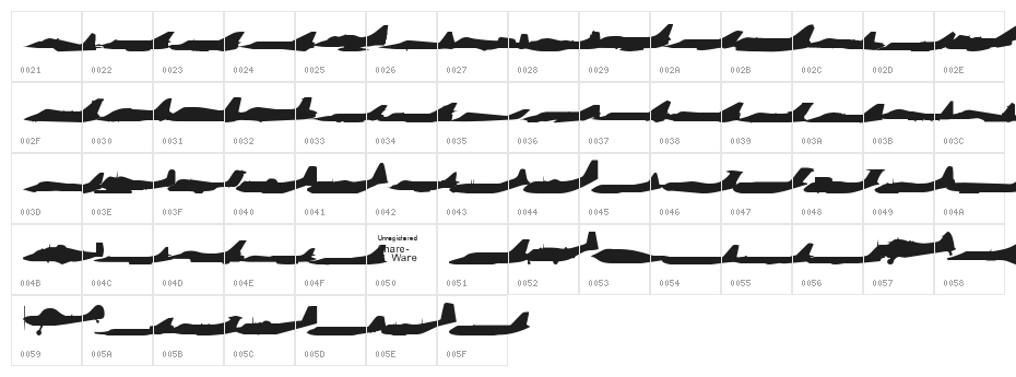 Planes-S-Modern Character Map
