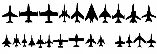 Planes-T-Modern Font OTHER CHARS