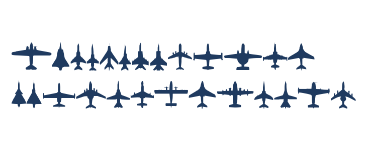 Planes-T-Modern Lowercase