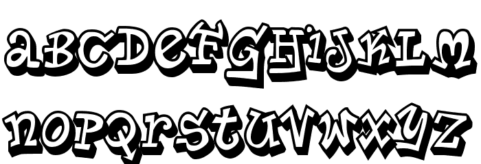 Planet Benson 2 Font LOWERCASE