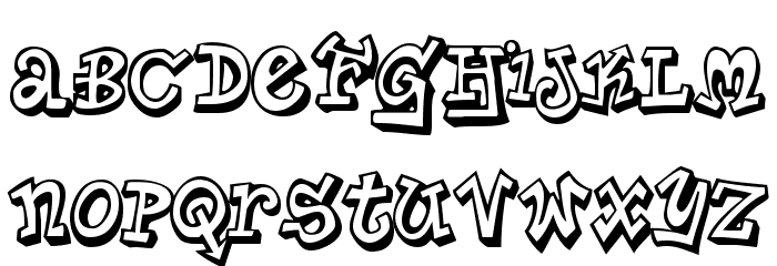 Planet Benson Font LOWERCASE
