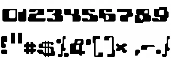 Planet Bubble Font OTHER CHARS