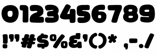 Planet Comic Font OTHER CHARS