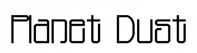 Planet Dust  Descarca Fonturi Gratis