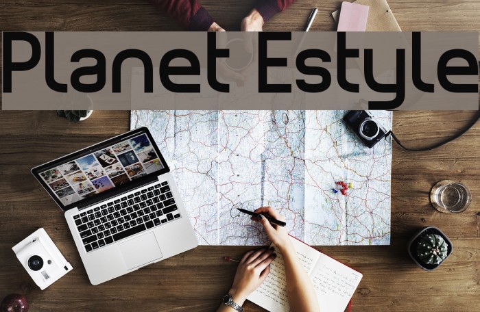Planet Estyle Font examples