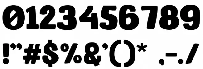 Planet-Joy Font OTHER CHARS