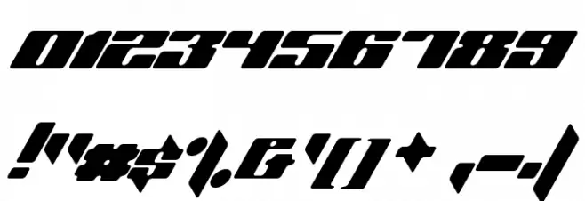 Planet Kosmos Шрифта ДРУГИЕ символов