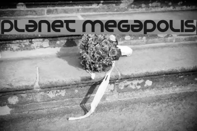 Planet Megapolis Шрифта examples