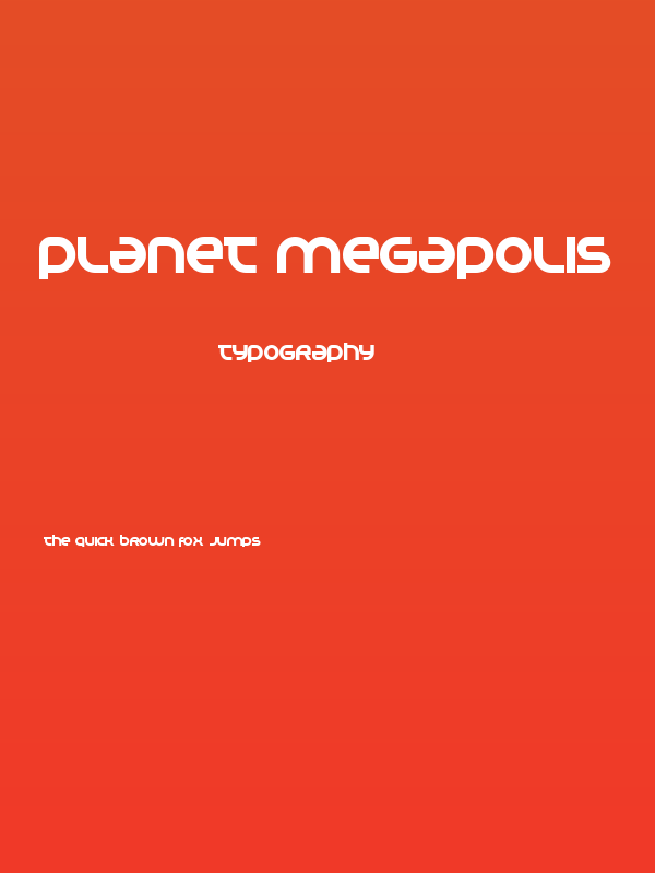 Planet Megapolis Poster