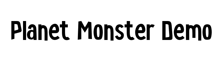 Planet Monster Demo  Fuentes Gratis Descargar